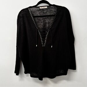 Say What? Soft Knit lightweight Womens Sweater SIZE m-l see pics for exact